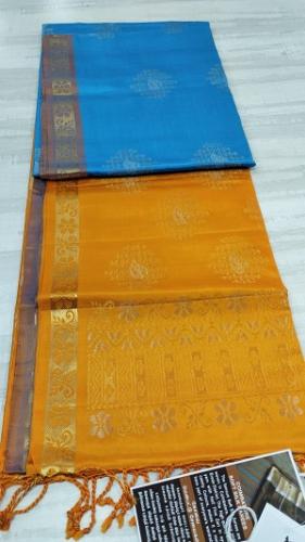 SOFT SILK SAREE WITH BLOUSE